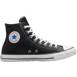 Baskets Converse Chuck Taylor HI Leather, Noir, Unisexe