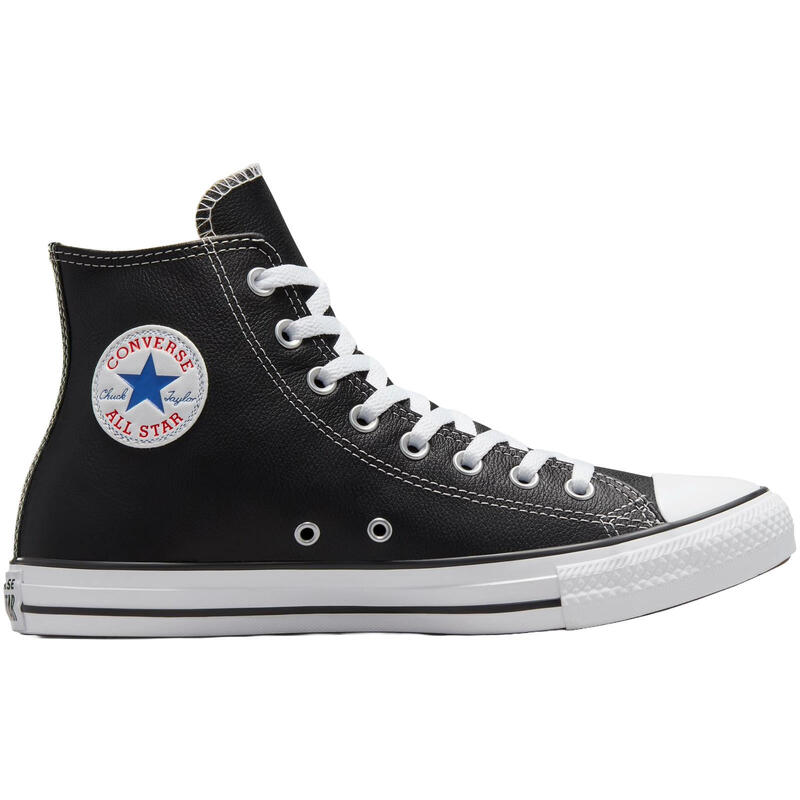 Zapatillas Converse Chuck Taylor HI Leather, Negro, Unisexo