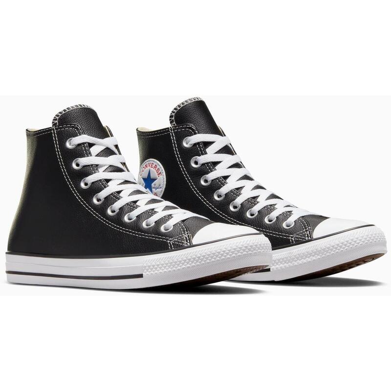 Zapatillas Converse Chuck Taylor HI Leather, Negro, Unisexo