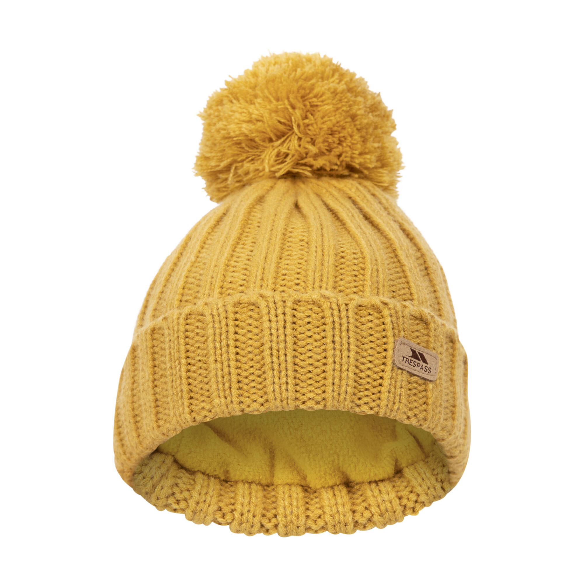 Trespass - Chapeau Motif/style Pompon Thorns Enfant (jaune Foncé) - Bonnet - Jaune - Decathlon