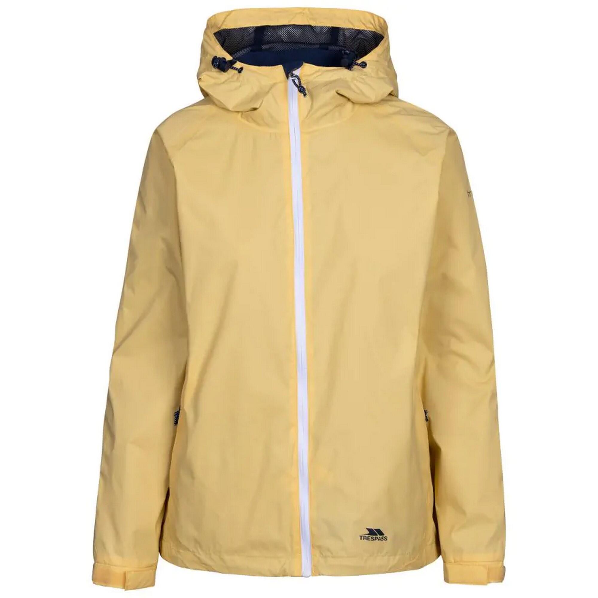 TRESPASS Womens/Ladies Tayah II Waterproof Jacket (Pale Maize)