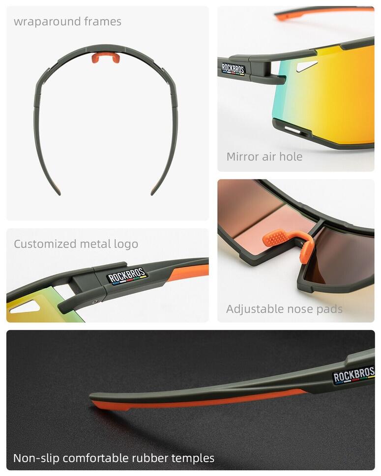 Okulary sportowe unisex Rockbros SP258 z polaryzacją