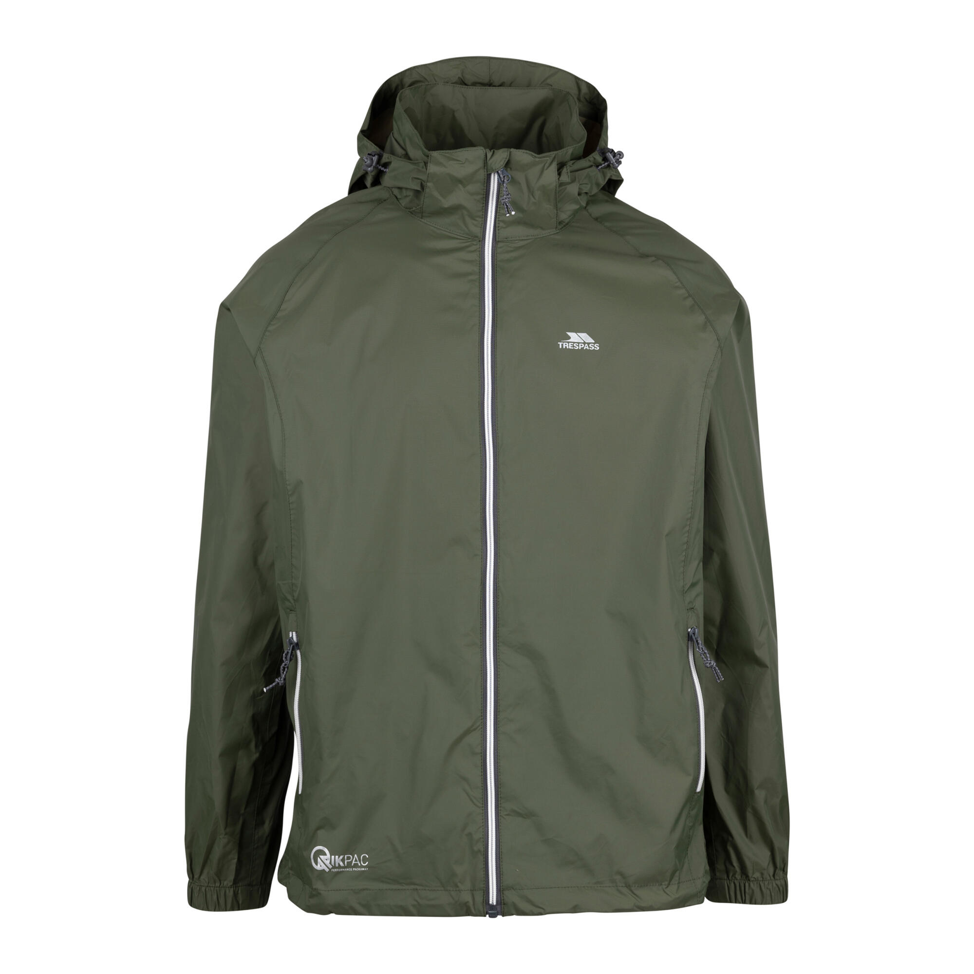 TRESPASS Unisex Qikpac X Opbergbare Jas (Mos)