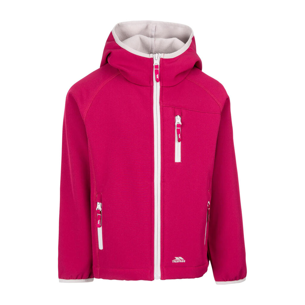 Childrens/Kids Kian Softshell Jacket (Berry)