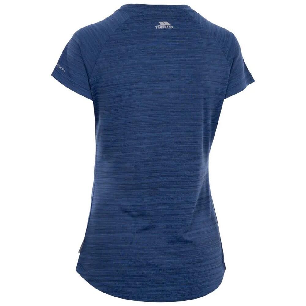 Womens/Ladies Vickland TP75 Active TShirt (Navy Marl) 2/5