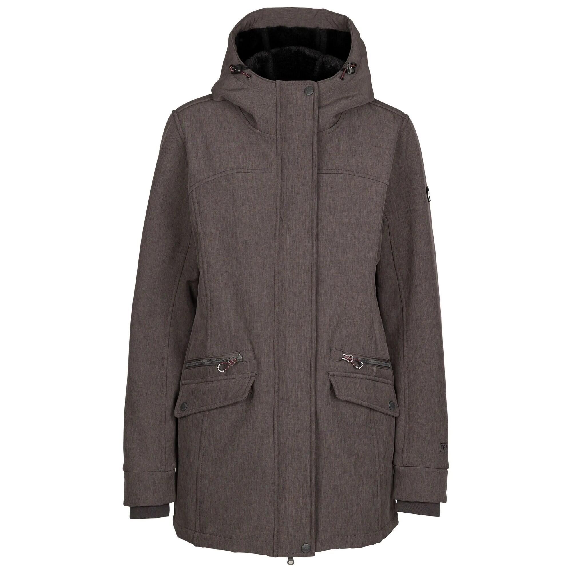 Trespass - Veste Softshell Anza Femme (gris Foncé Chiné) - Veste - Gris - 40 M - Decathlon