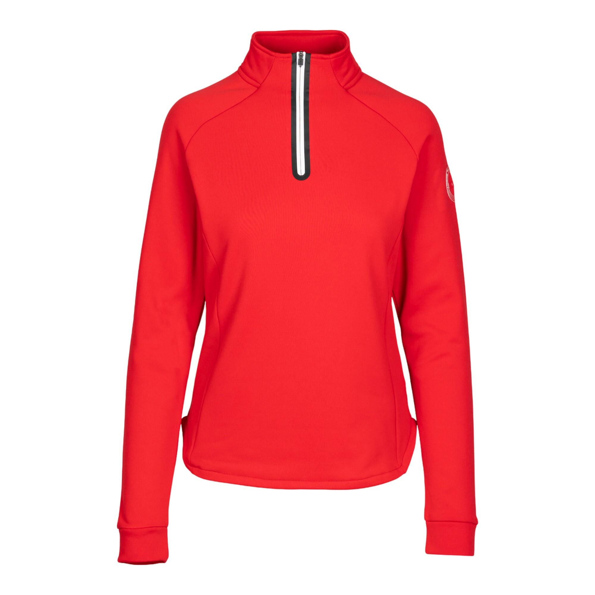 Trespass - Haut Manches Longues Mhairi Femme (rouge) - Sweat-shirt - Rouge - 42 M/l - Decathlon
