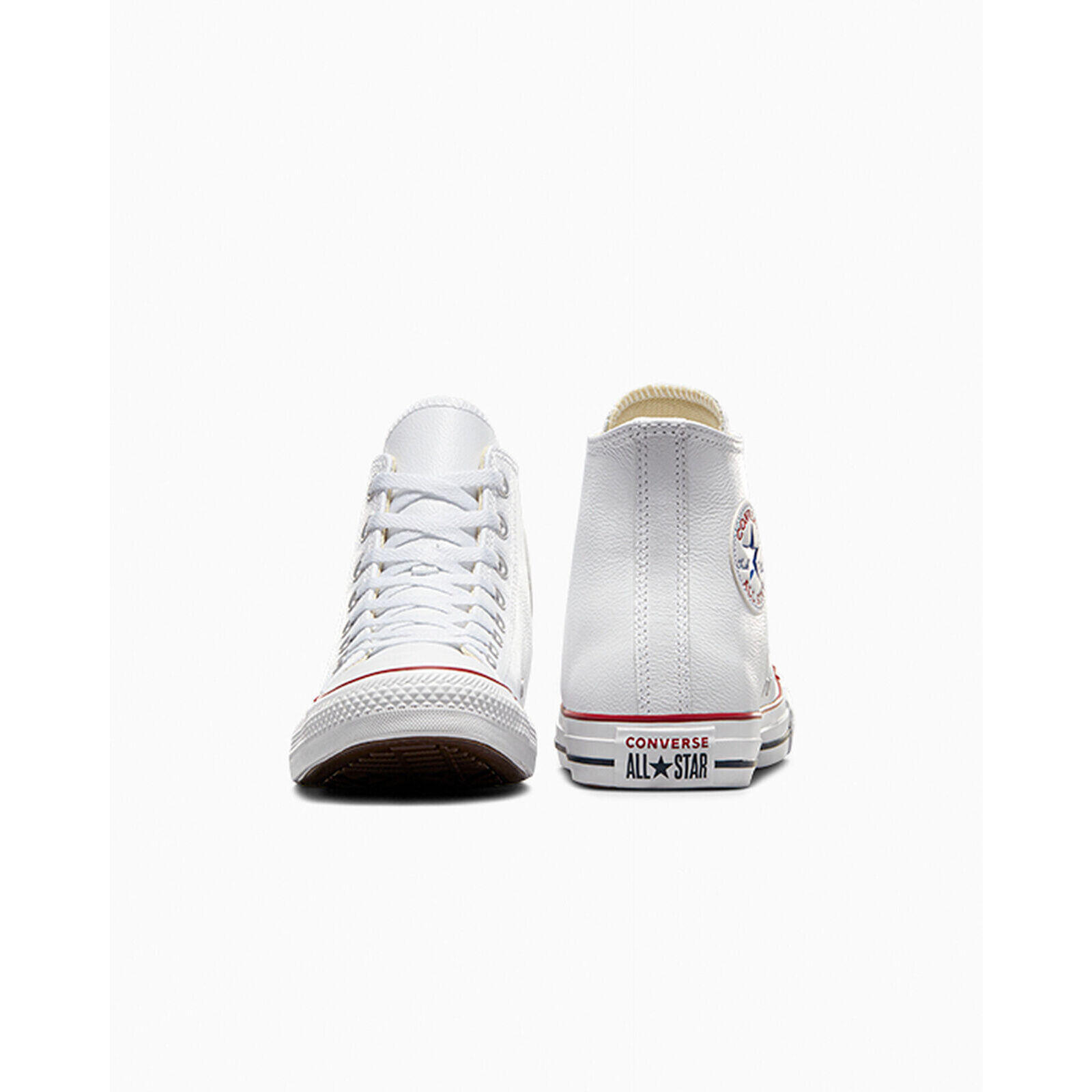 Baskets Converse Chuck Taylor HI Leather, Blanc, Unisexe 5/5