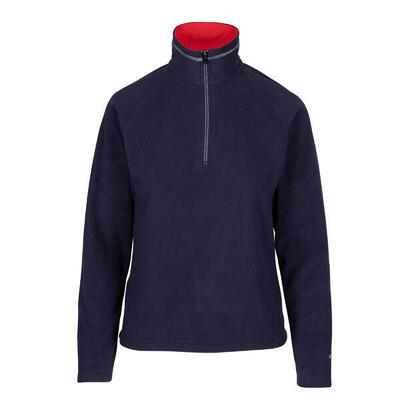 Dames skylar fleece top (marine / rood)