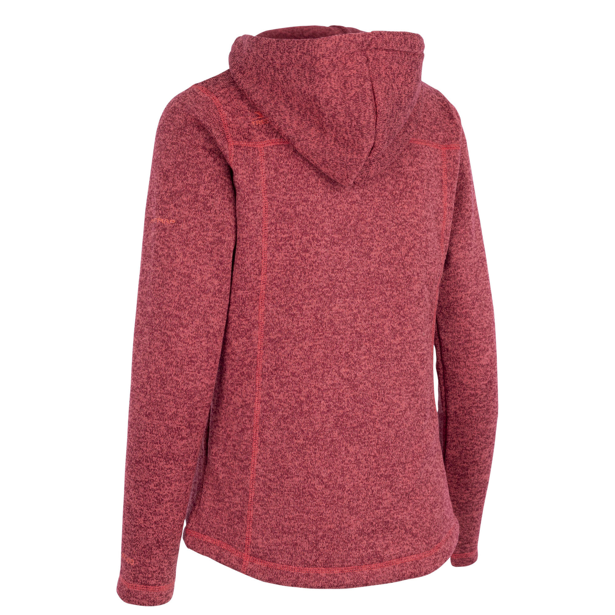 Dames Odella Fleece Jas (Donkere kers) 2/5