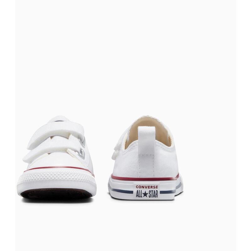 Baskets Converse Chuck Taylor All Star 2V Ox, Blanc, Enfants