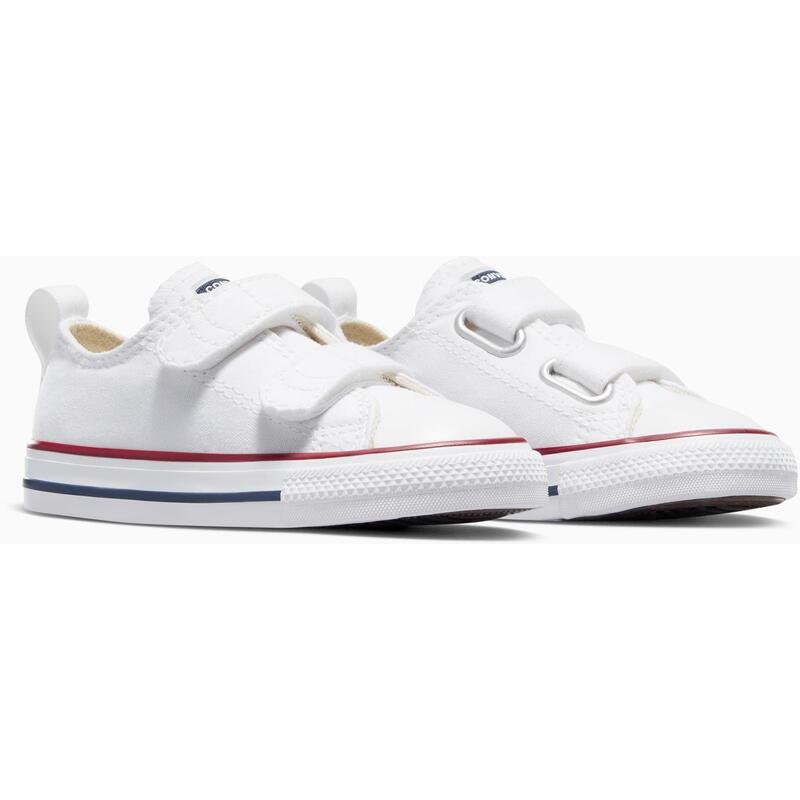 Baskets Converse Chuck Taylor All Star 2V Ox, Blanc, Enfants