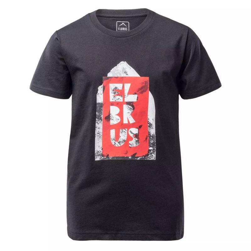 Jongens Piker Mountain TShirt (Zwart)