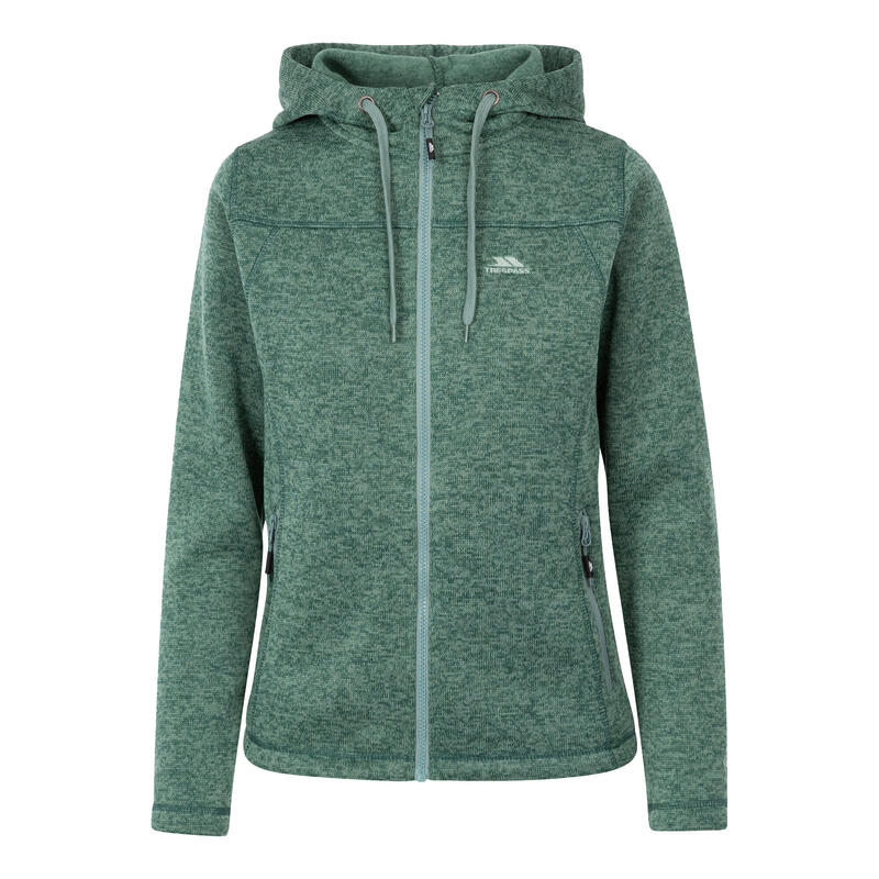 Veste Polaire ODELIA Femme (Vert Sombre Chiné)