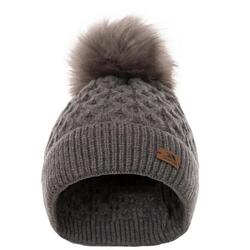 Gorro Beanie Freja para Mujer Gris Oscuro