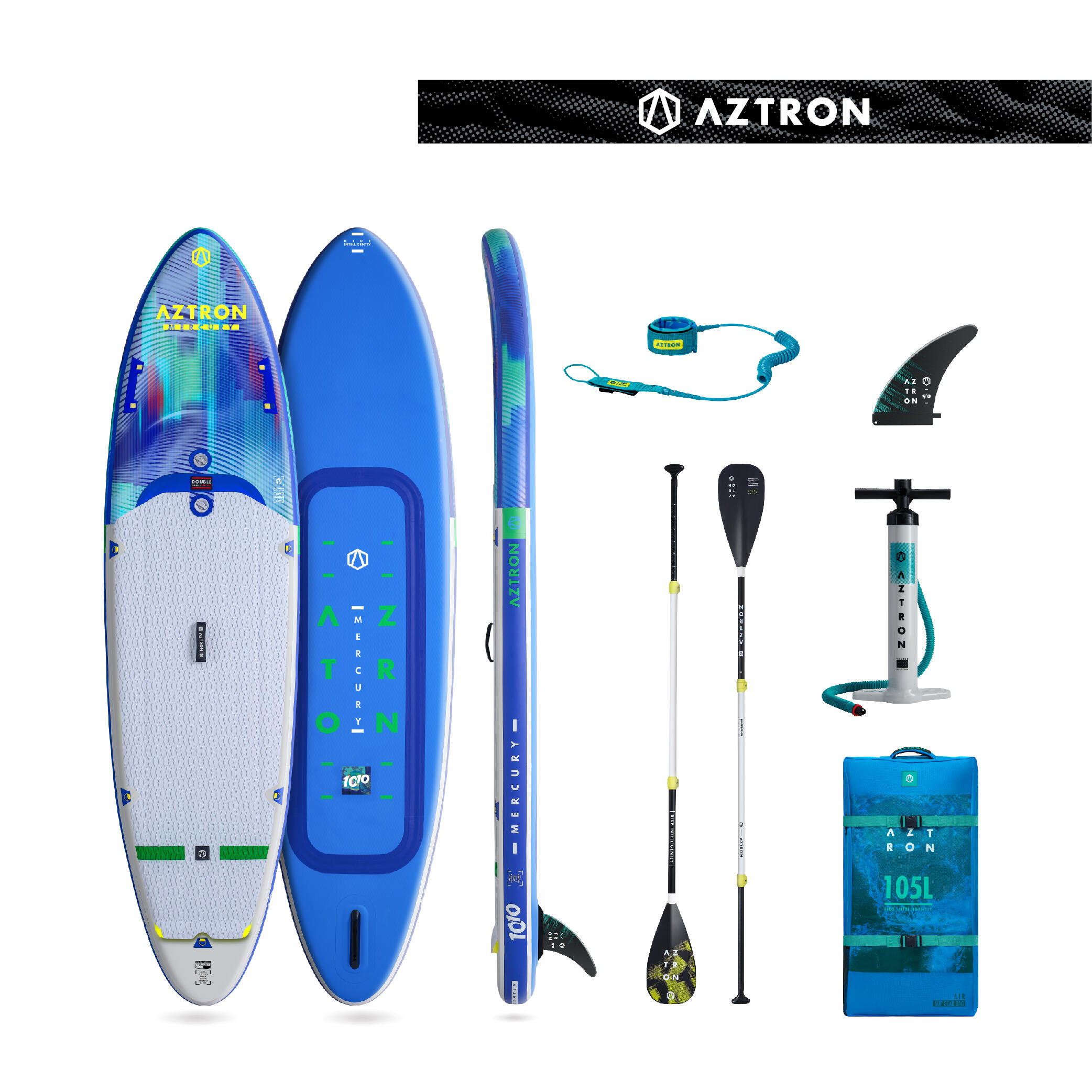 AZTRON Nafukovací paddleboard SUP AZTRON MERCURY 3.0 10'10"