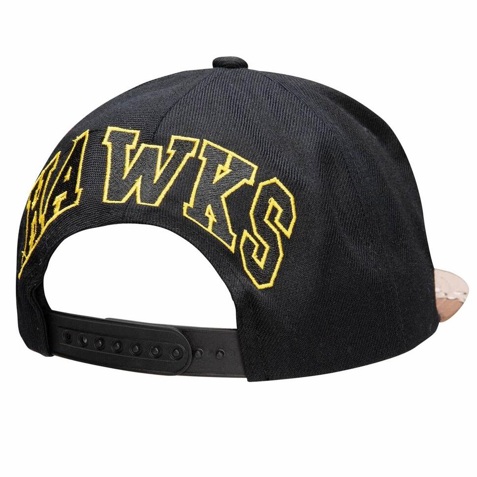Czapka z daszkiem Mitchell & Ness NBA HWC Atlanta Hawks Choco Camo -AHAYYPPPBLCK