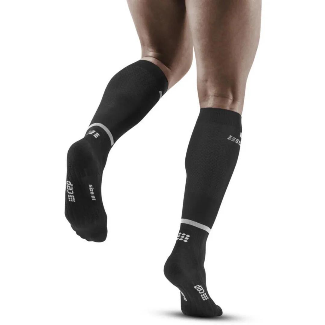 Chaussettes compressives hautes CEP The Run 4.0 Lime Green/White 4/5