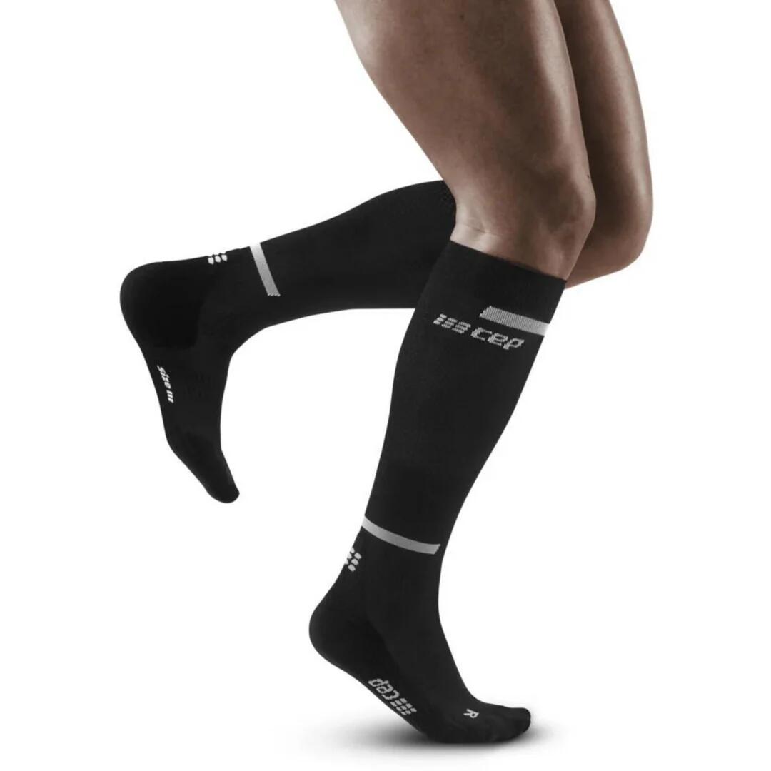 Chaussettes compressives hautes CEP The Run 4.0 Lime Green/White 3/5