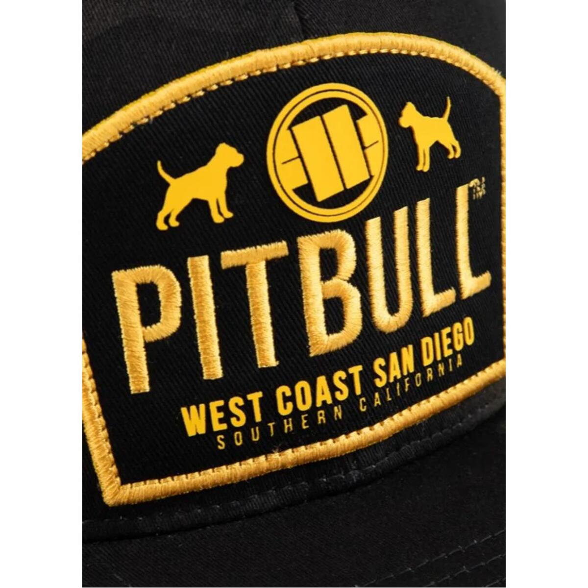 Czapka z daszkiem PitBull Mesh Dogs Flat Snapback Trucker Cap - 629011918900 6/6