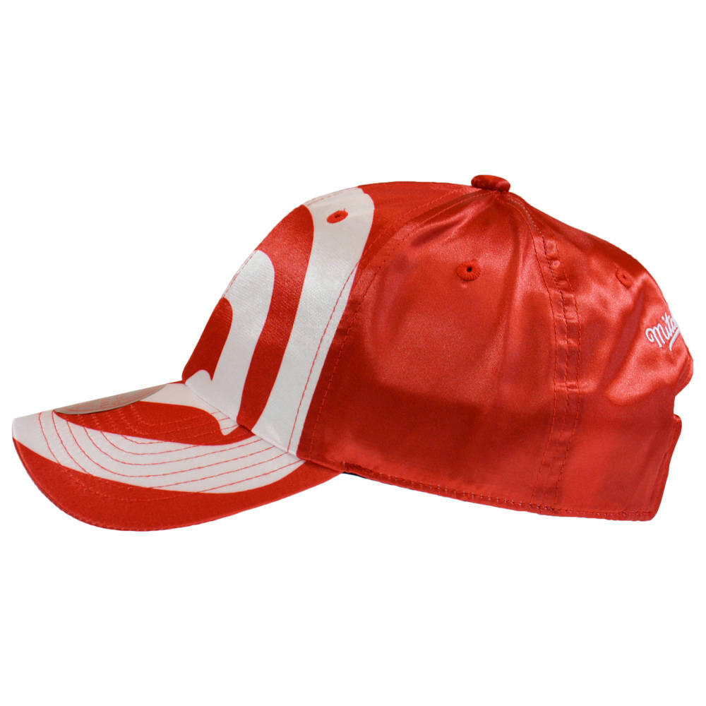 Czapka z daszkiem Mitchell & Ness NBA Atlanta Hawks Strapback -AHAYYPPPRED1 3/4