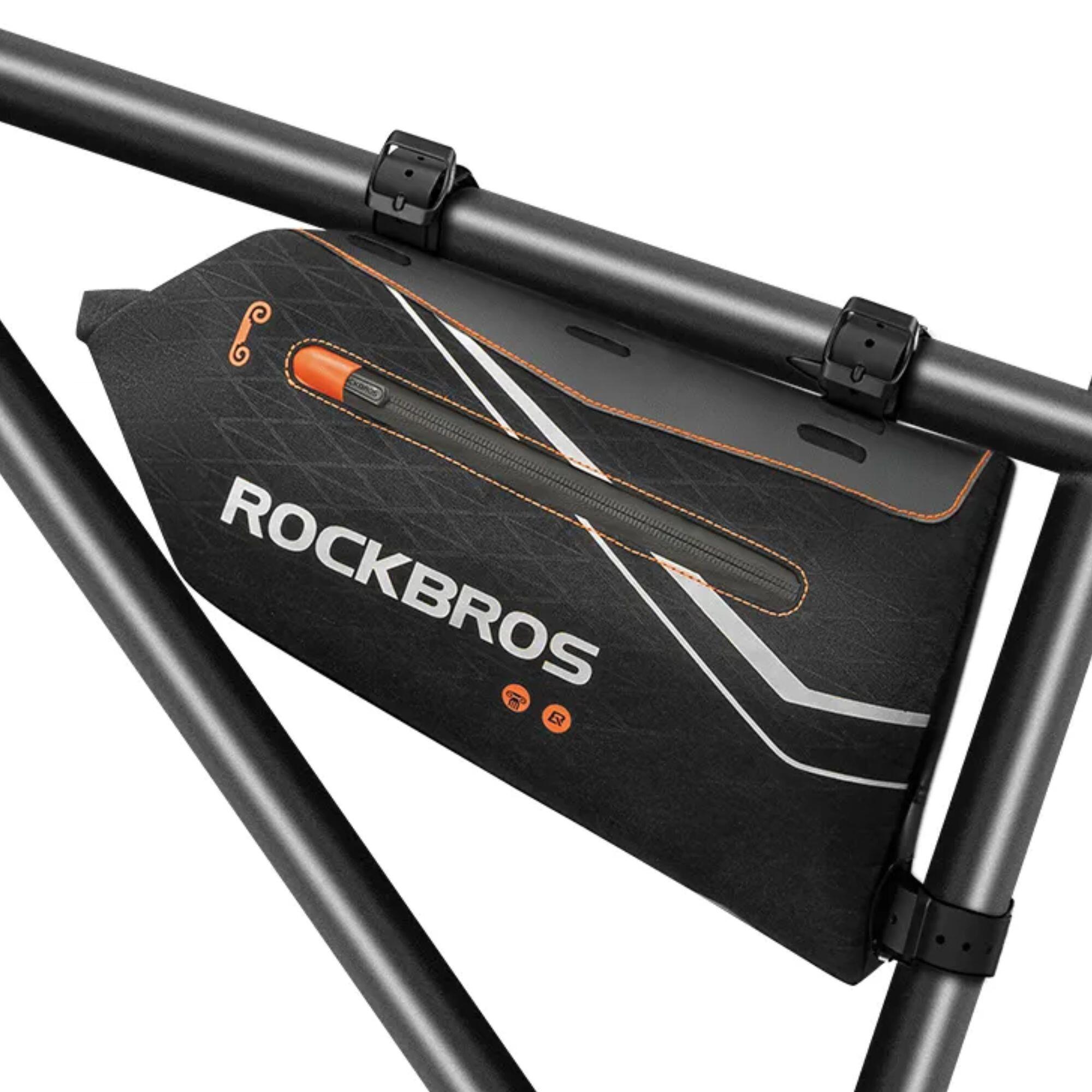 Torebka na ramę rowerową Rockbros 30120016001 zwijana 2/6