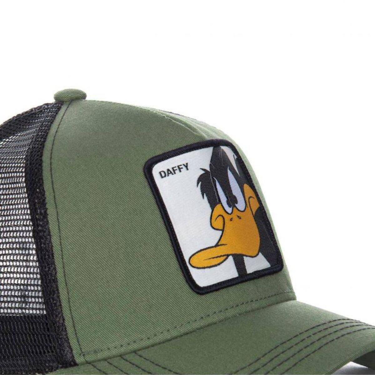 Casquette Capslab Looney Tunes Daffy Vert Kaki 3/7