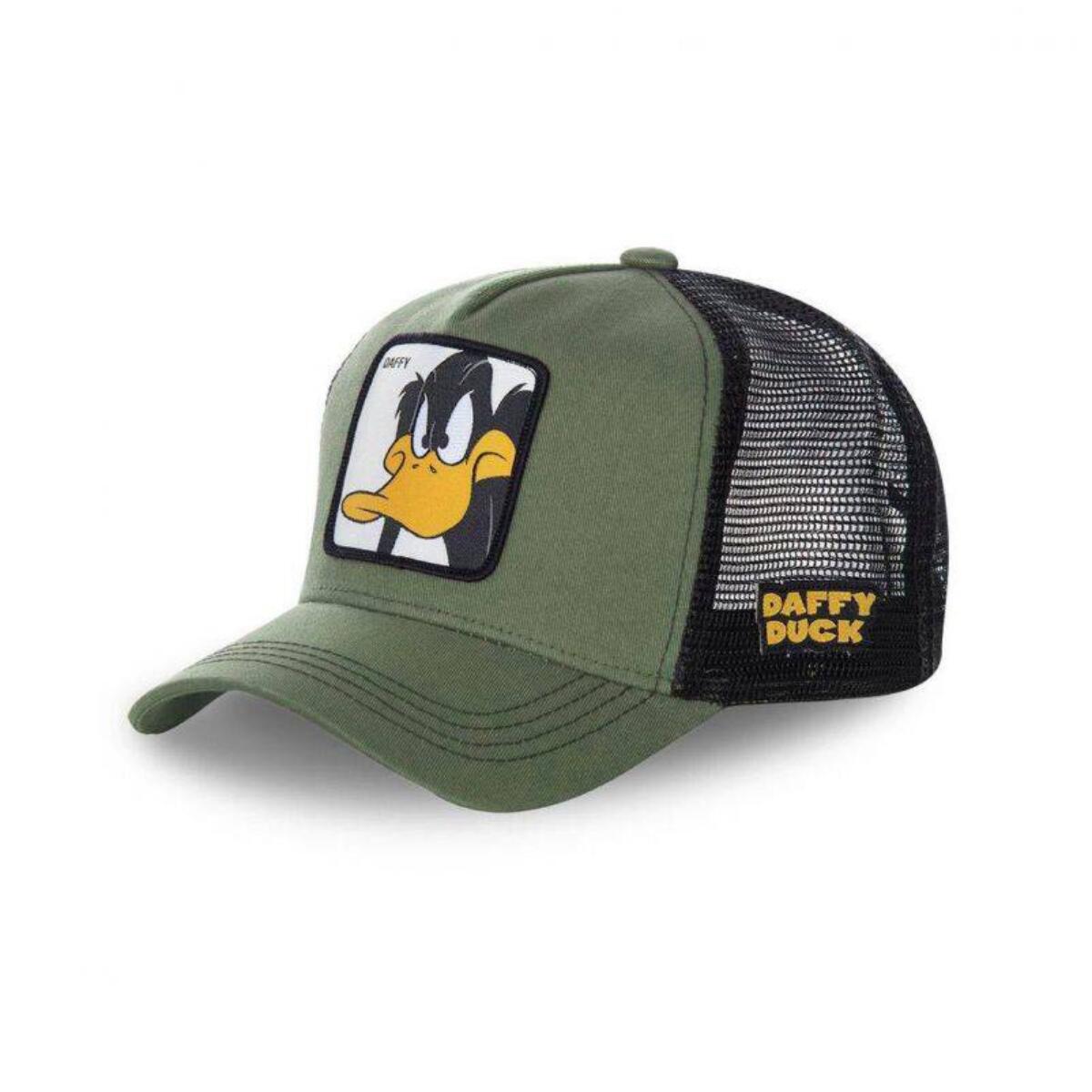 Casquette Capslab Looney Tunes Daffy Vert Kaki 1/7