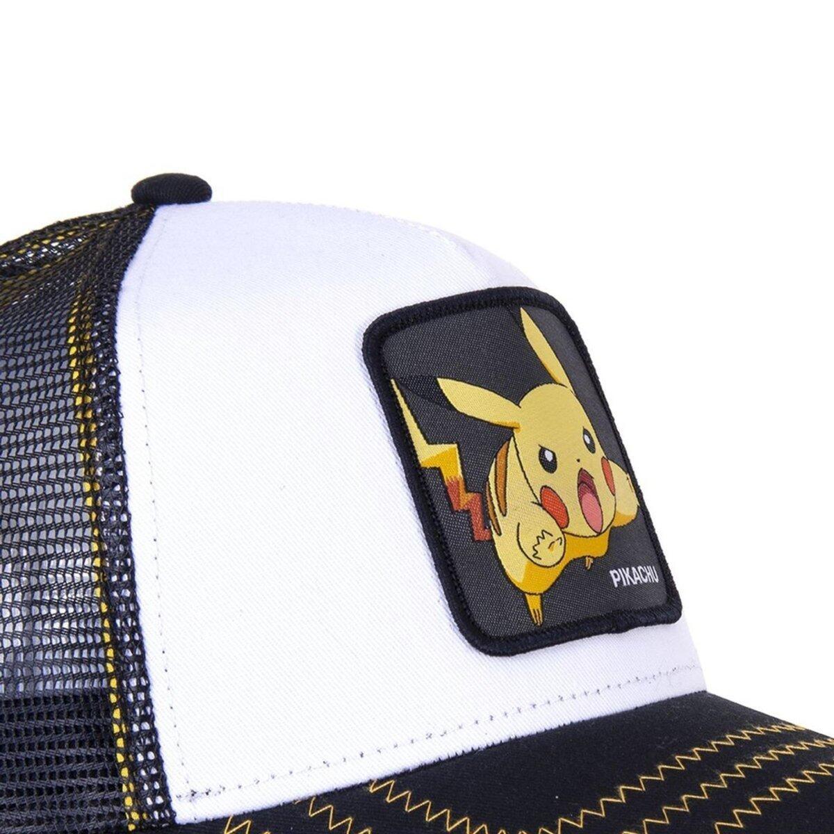 Casquette Capslab trucker Pokemon Pikachu Blanc 3/7