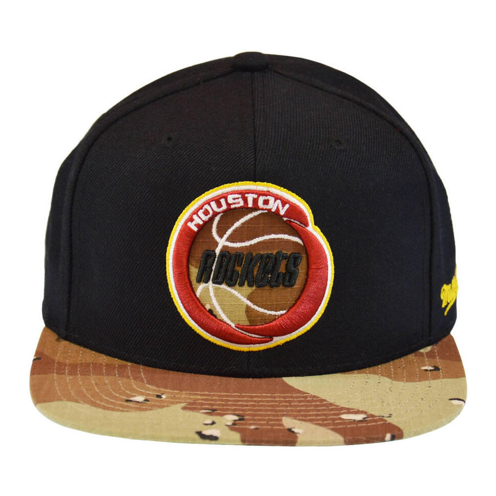 Czapka z daszkiem Mitchell & Ness NBA HWC Houston Rockets Choco -HROYYPPPBLCK