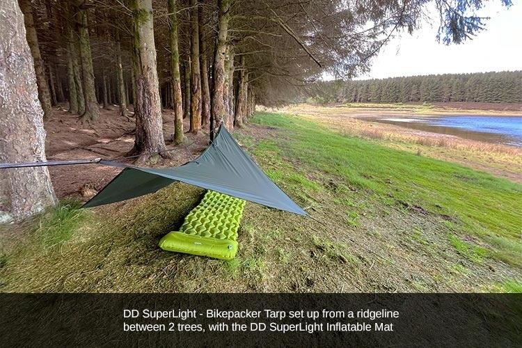 Tenda 3.7m x 2.3m DD Hammocks SuperLight pentru ture cu biciclet 5/6