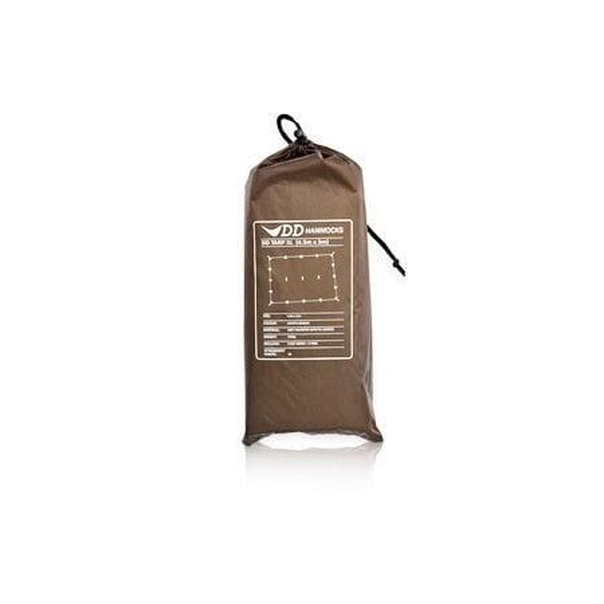 Tenda XL Prelata Coyote Brown DDHammocks 450 × 300 cm