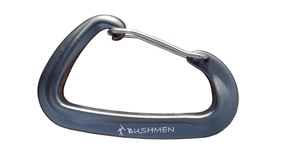 Karabinek Ultralight do hamaków Bushmen 12KN 21g.