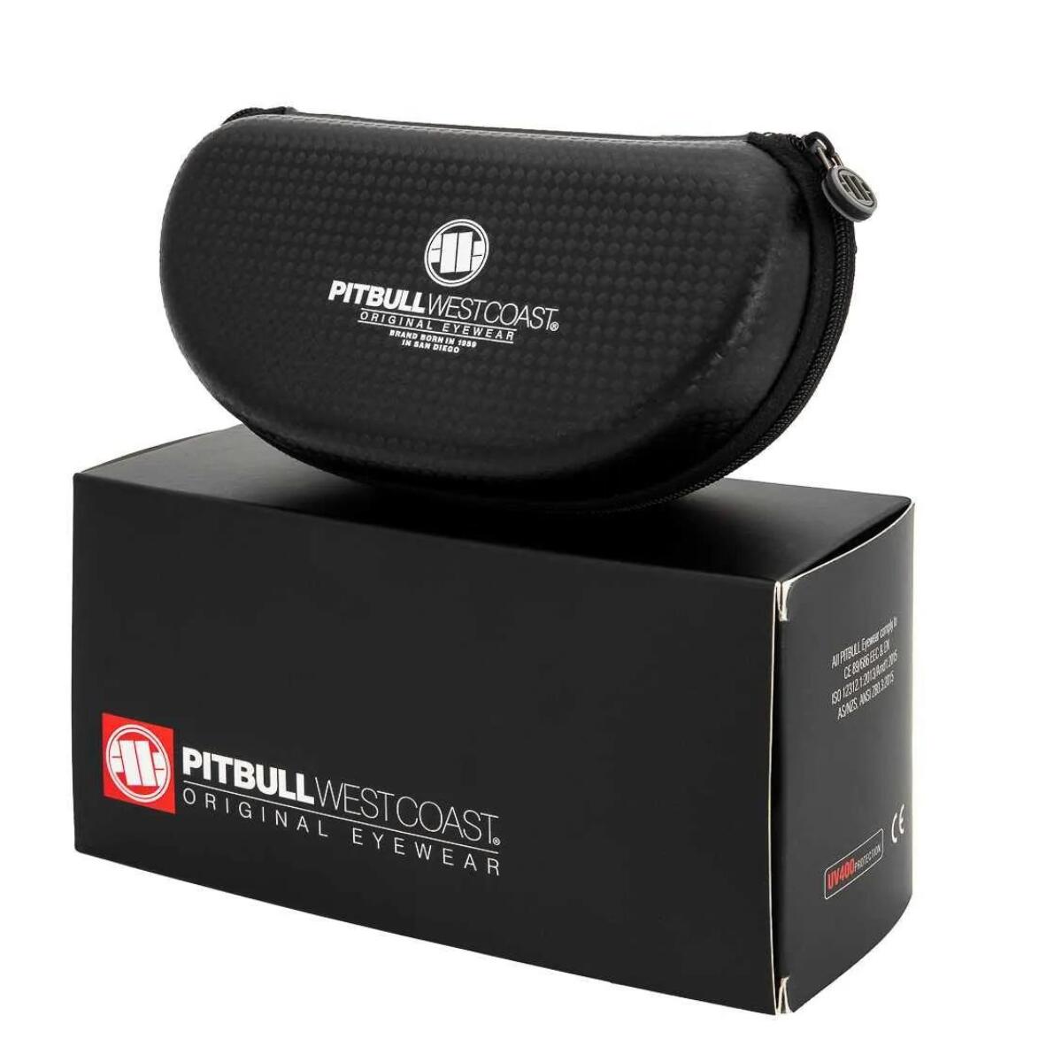 Okulary przeciwsłoneczne PitBull West Coast Hixson UV400 Szare/Czerwone 6/6