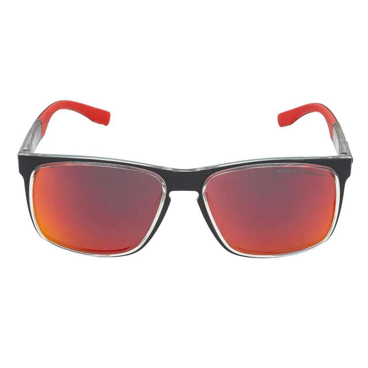 Okulary przeciwsłoneczne PitBull West Coast Hixson UV400 Szare/Czerwone 2/6