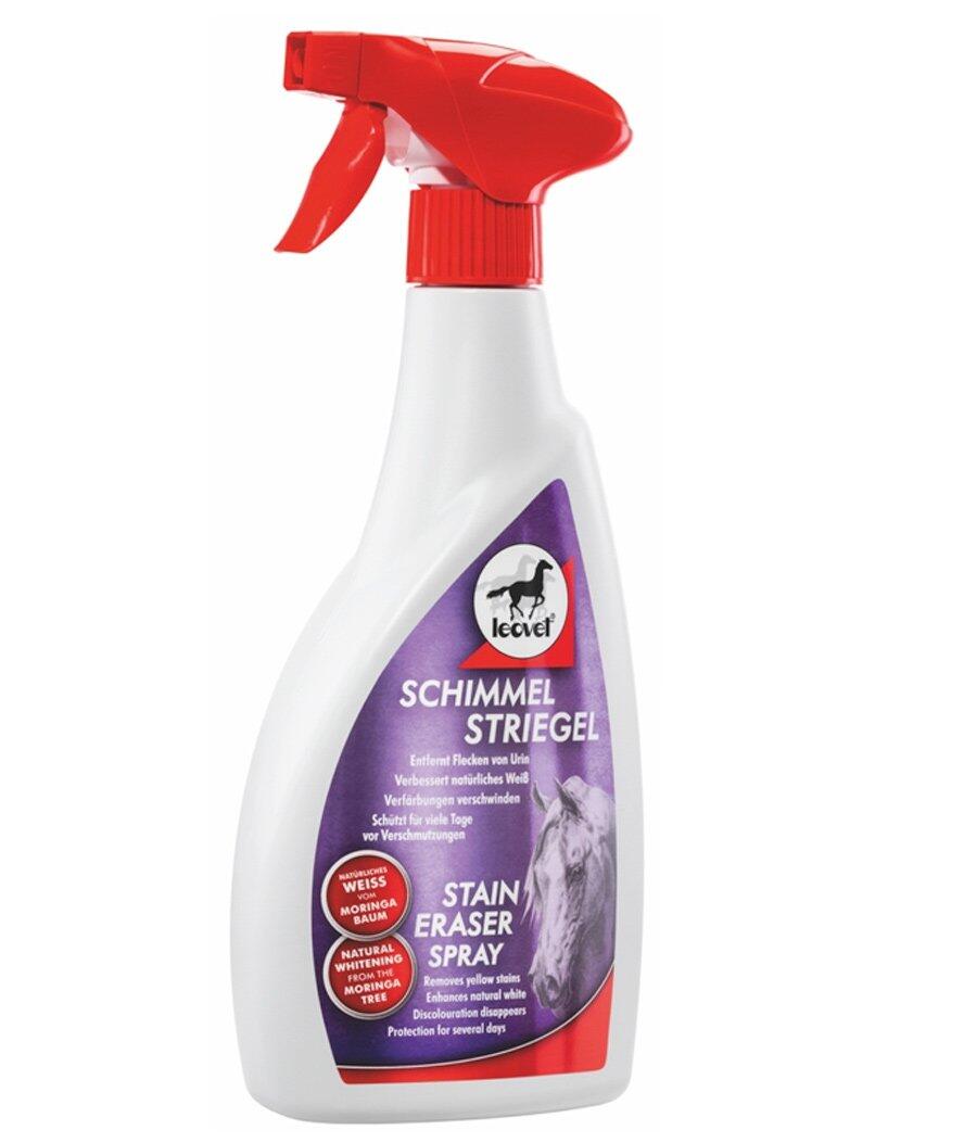 LEOVET Shampoo secco Leovet per cavalli grigi e bianchi rimuove macchie e aloni 550ml