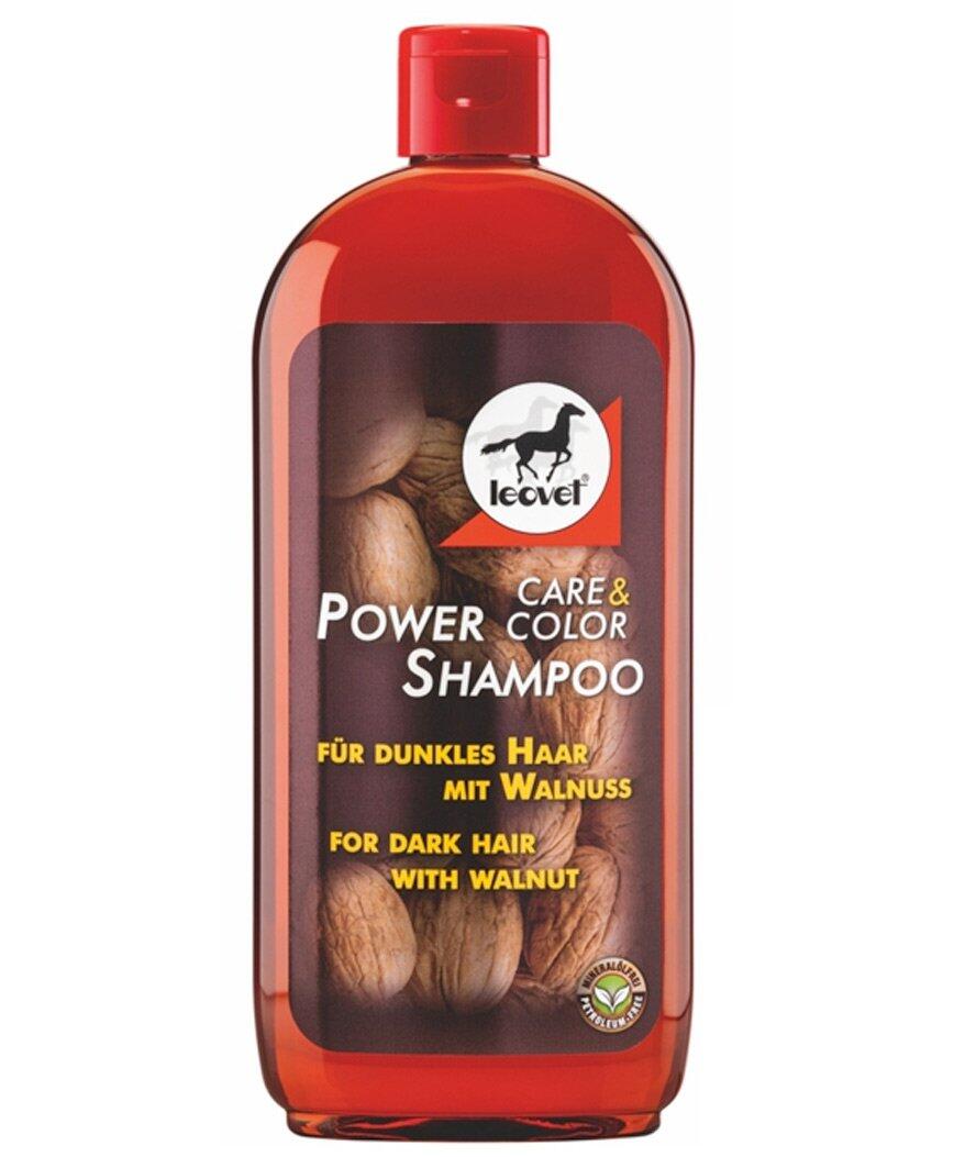 LEOVET Power shampoo Leovet decotto di noce e zolfo per cavalli dal manto scuro 500ml