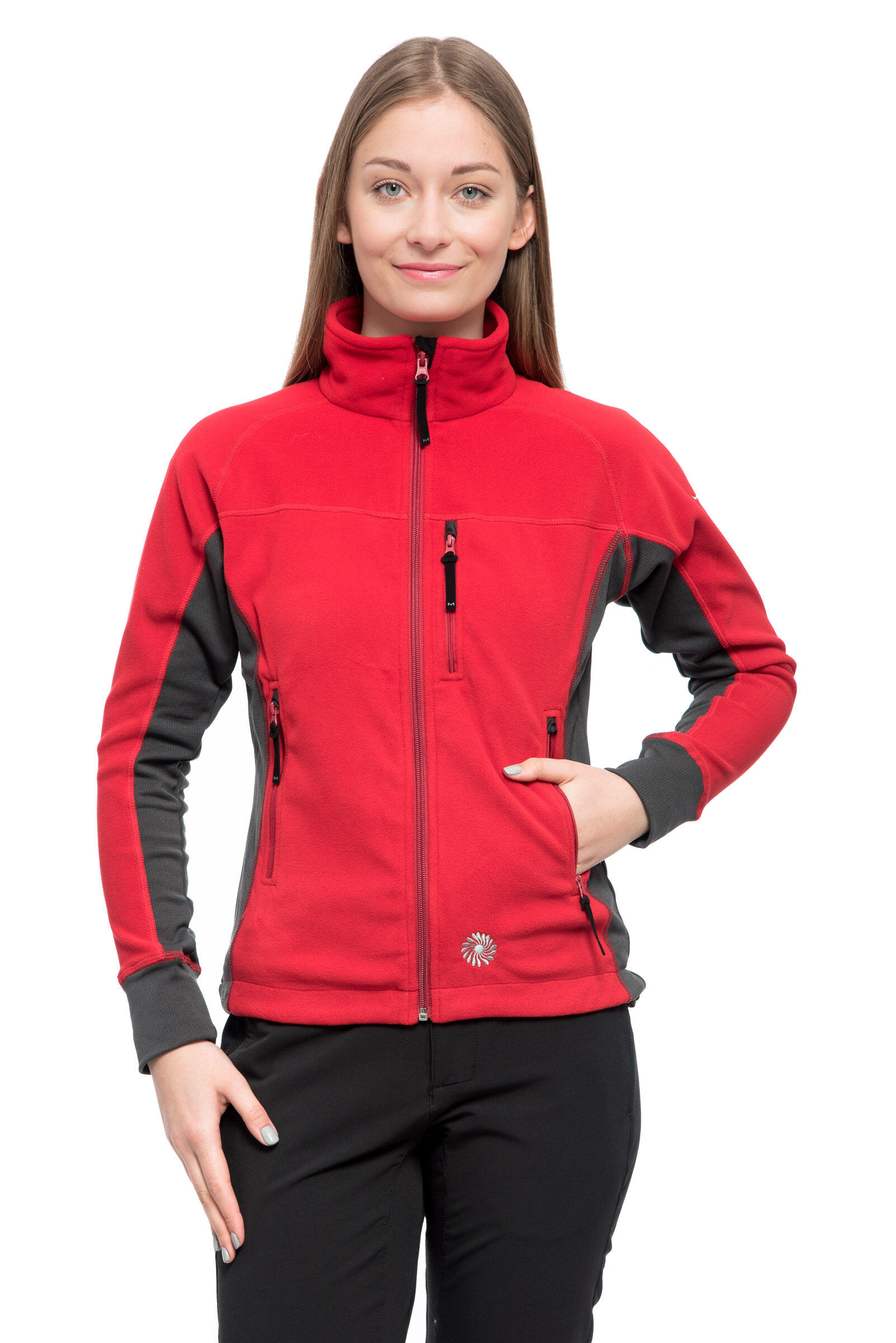 Bluza polarowa trekkingowa damska Milo Anas Lady 3/4