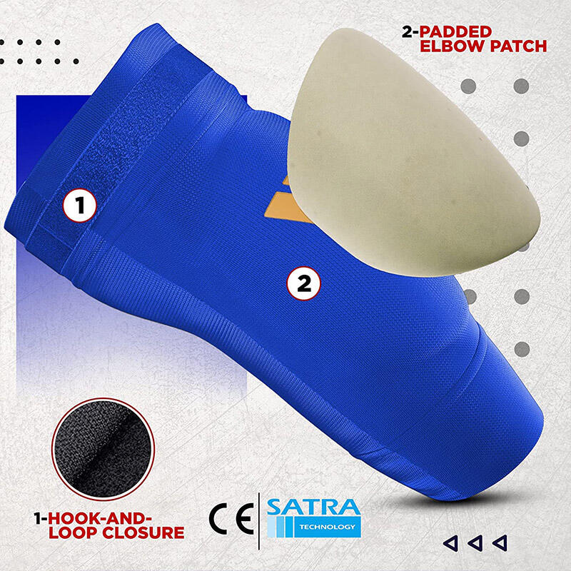 Gomitiera – RDX – Blu/Oro – S 5/6