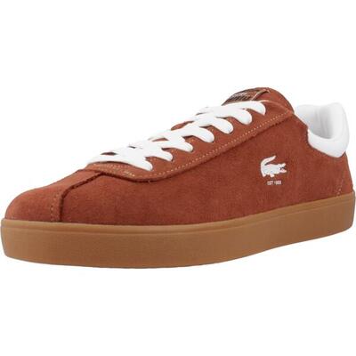Sneakers lacoste model baseshot kleur bruin