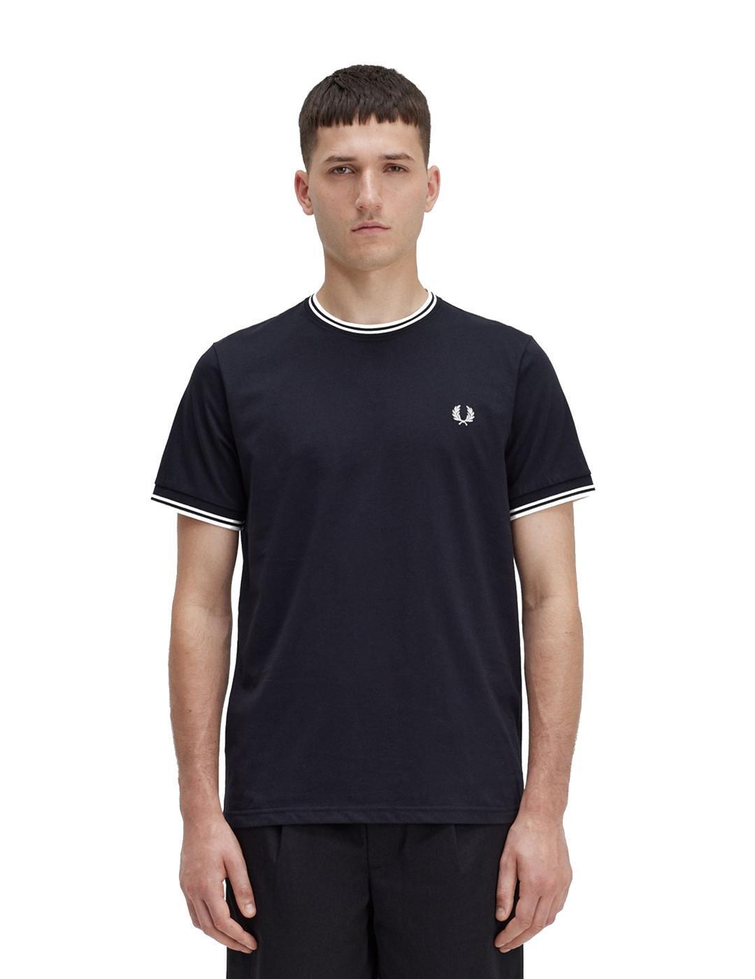 T-shirt met korte mouwen Fred perry model M1588-102-S voor mannen 3/6