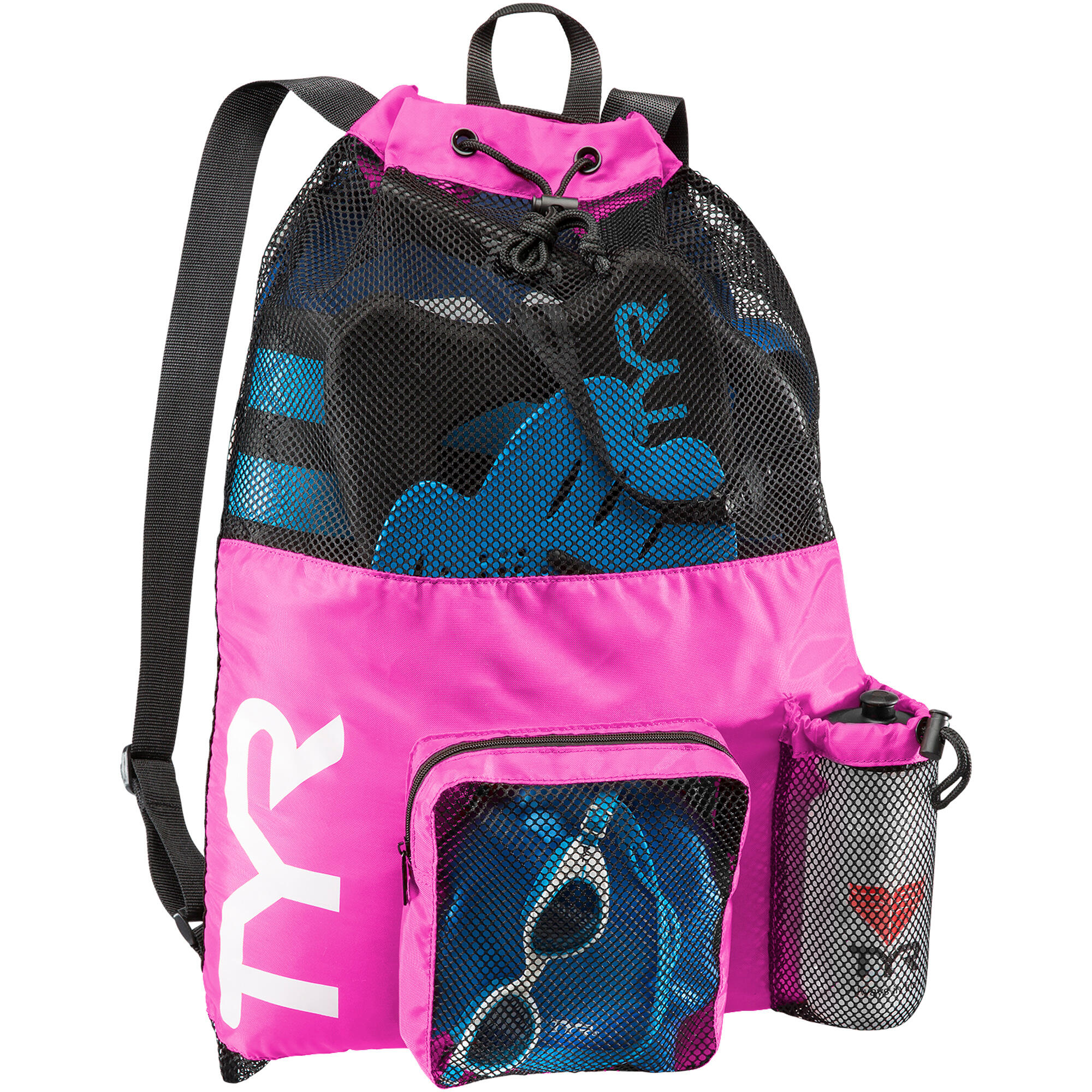 Borsa a mummia TYR Big Mesh da 40 litri, grande, rosa 2/5