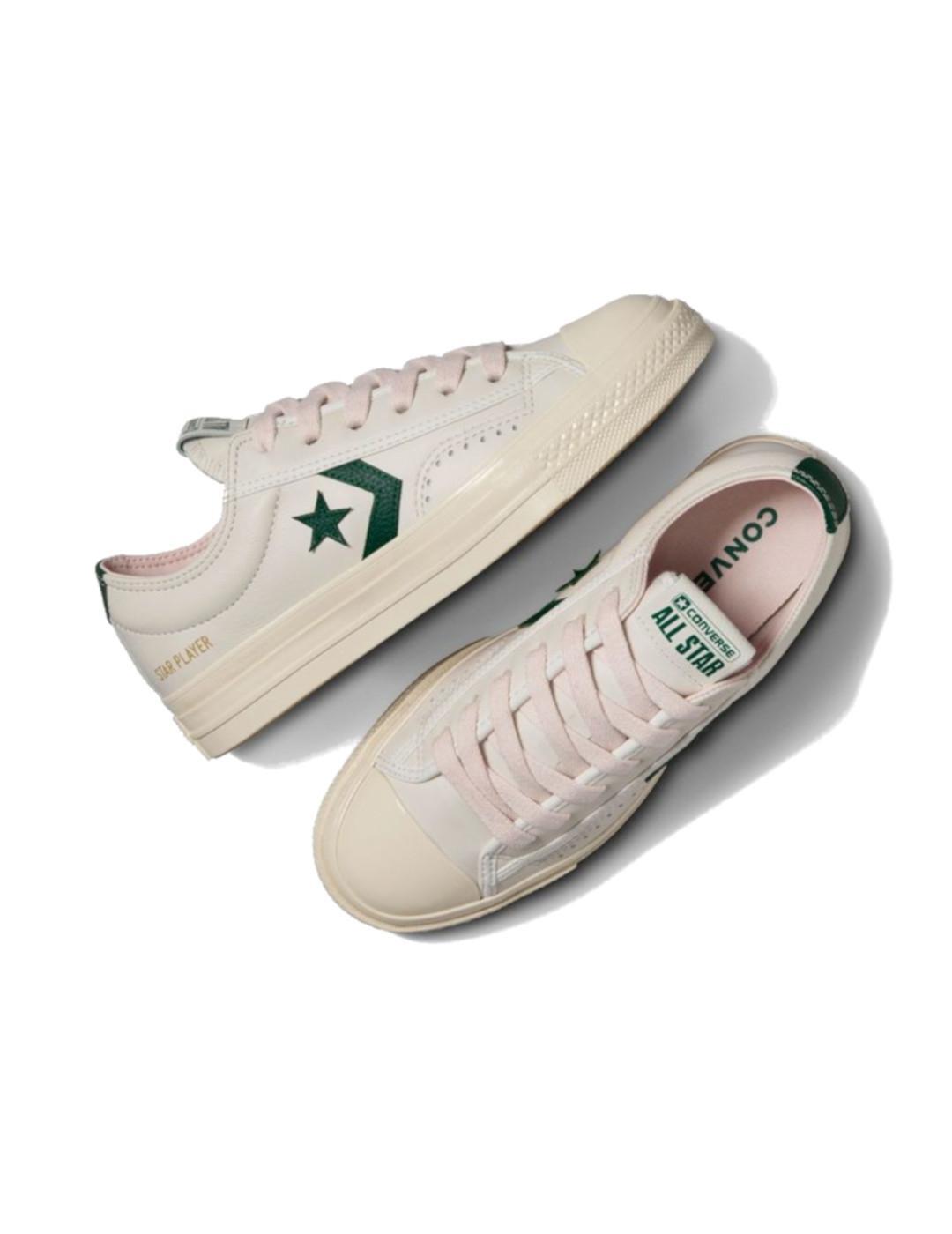 Tênis masculinos Converse Star Player branco. 4/7