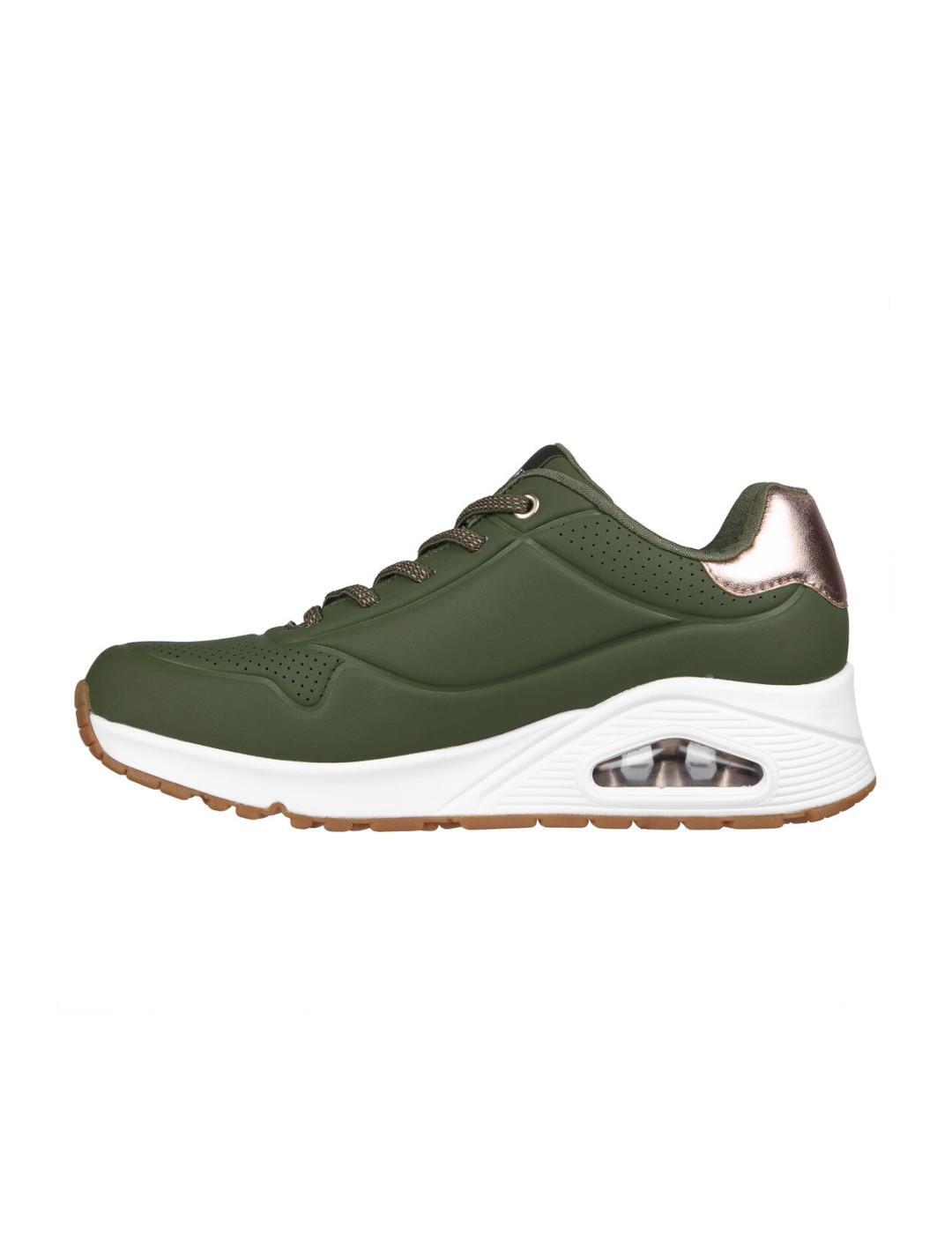 Women's Green Skechers Sneakers 2/5