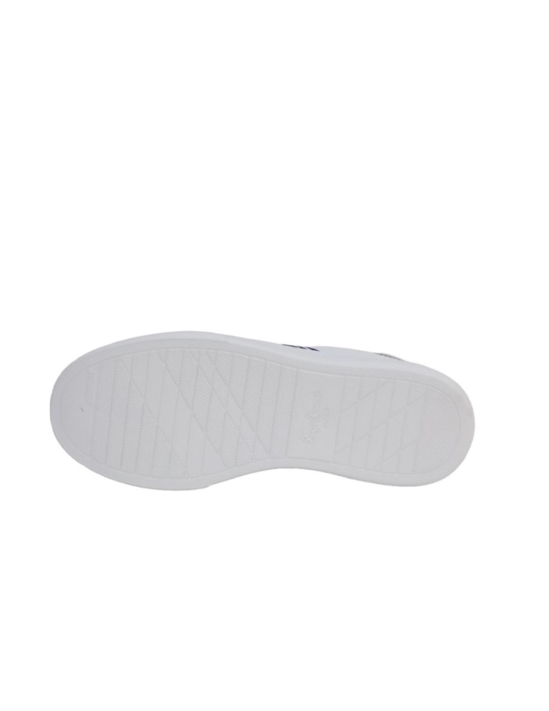 Des baskets pour homme Pepe jeans blancs 4/4