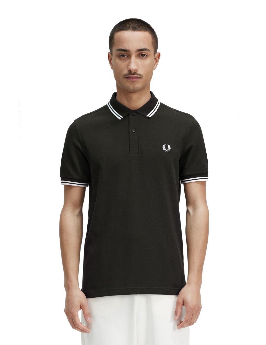 Polo de manga corta para Hombre Fred perry  Verde 3/4