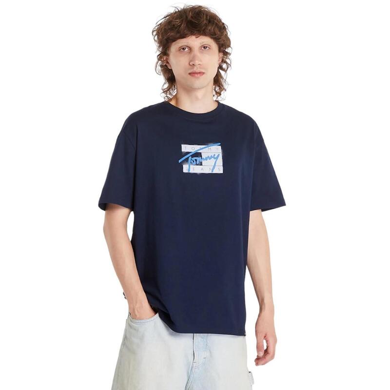 Camiseta de manga corta para Hombre Tommy hilfiger  Azul