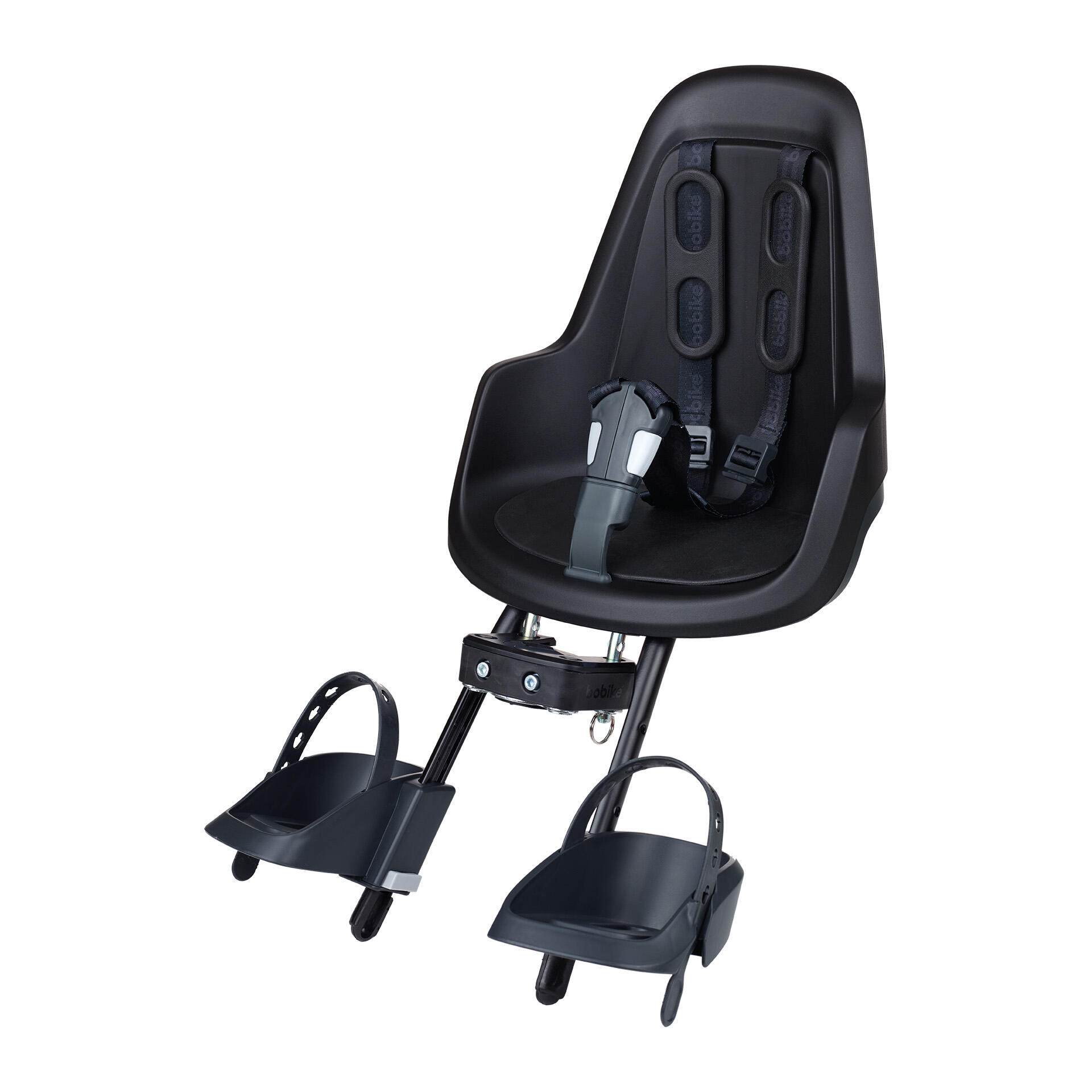 BOBIKE Front Baby Bicycle Seat ONE Urbanes Schwarz