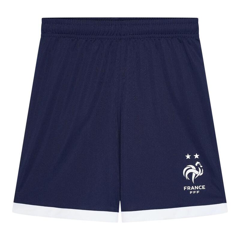 Collection Fff Short De Bain Equipe De France FFF - Collection Officielle En Polyester Microfibre, Tailles Adulte