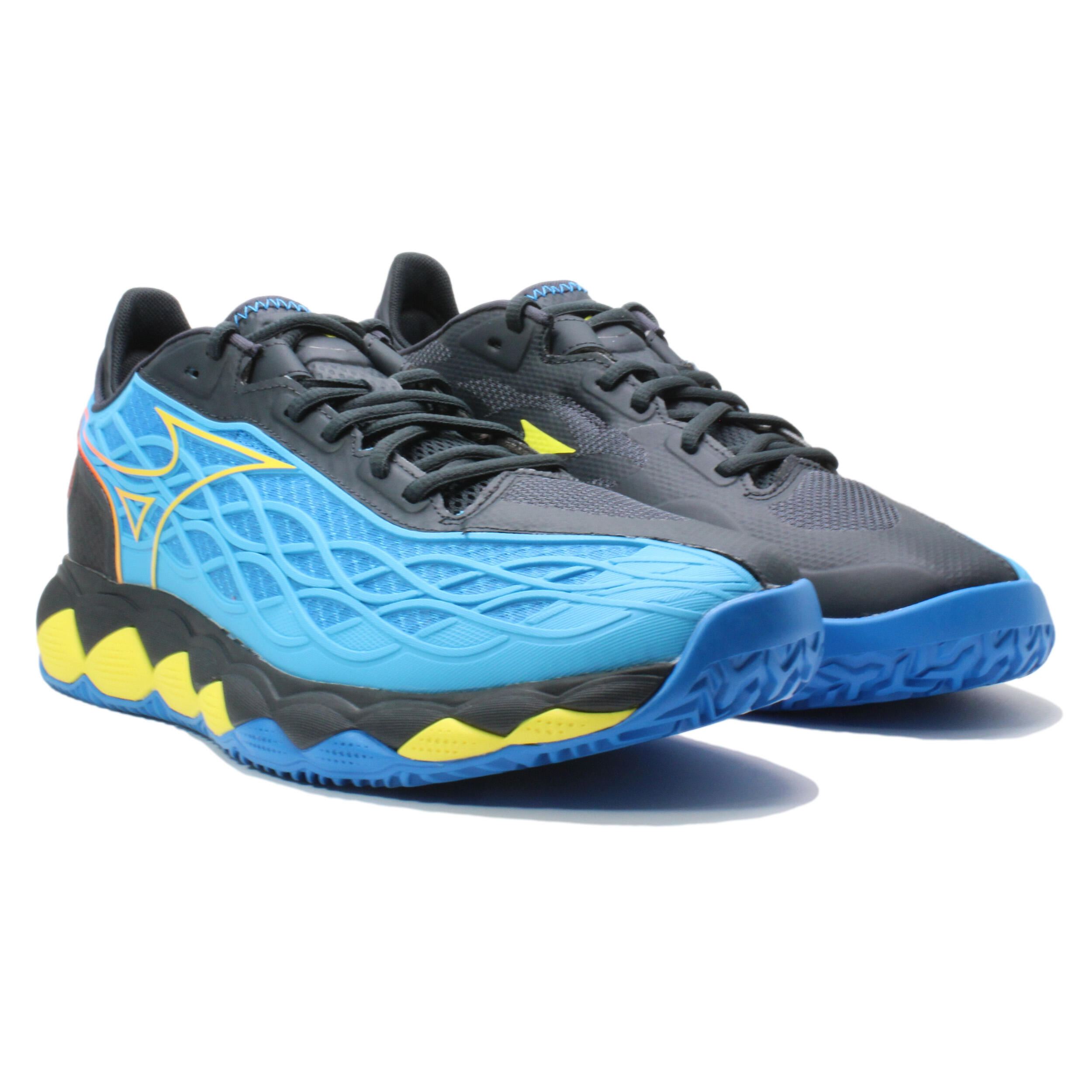 Scarpa da Tennis Uomo Enforce Tour CC Tennis Blu Giallo 4/5